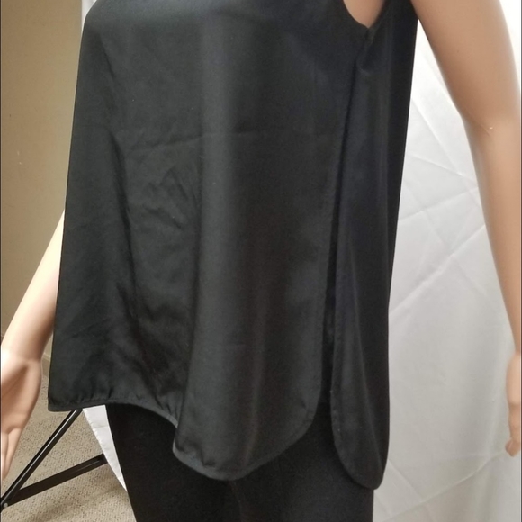 Chico's Blk Tunic SZ.1 - Picture 4 of 14
